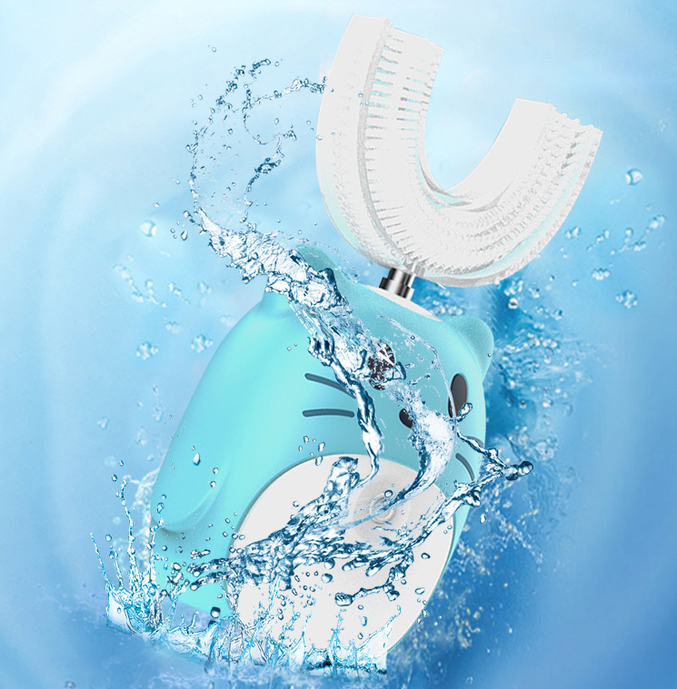 Smart Ultrasonic Children's Electric Toothbrush Automatic Cleaning U-shaped Toothbrush Portable Baby Products Smart Ultrasonic Children's Electric Toothbrush Automatic Cleaning U-shaped Toothbrush Portable Baby Products